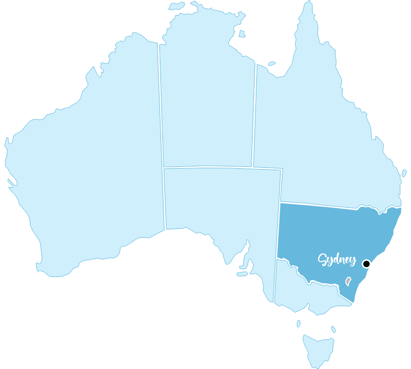 Map of New South Wales/Sydney