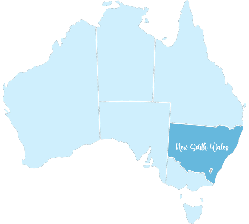 Map of Australia/New South Wales