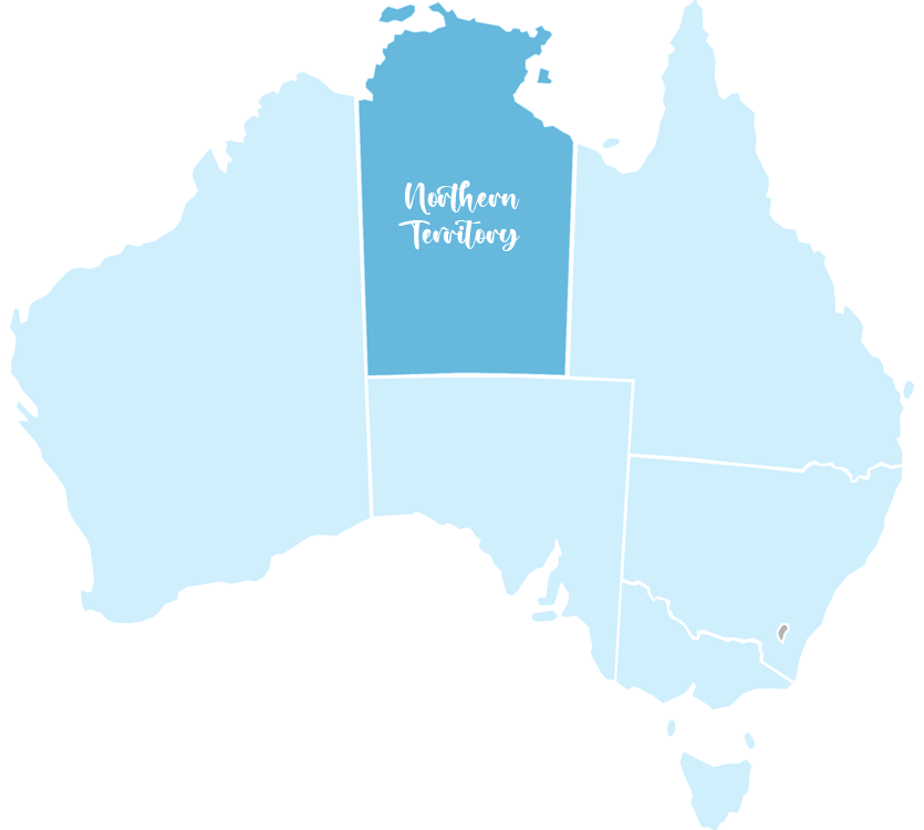 Map of Australia/Northern Territory