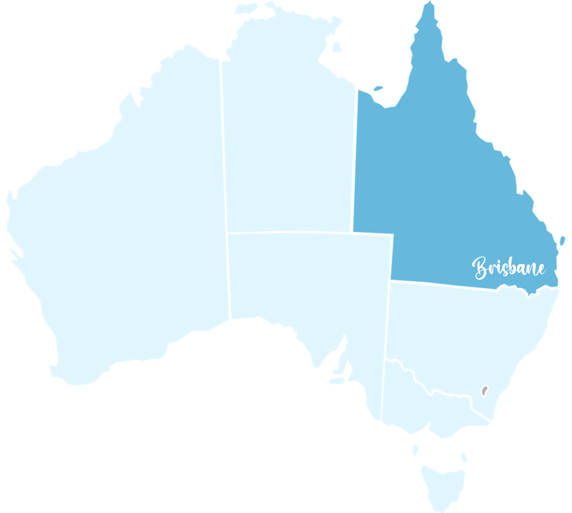 Map of Queensland/Brisbane