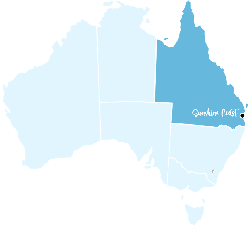 Map of Queensland/Sunshine Coast