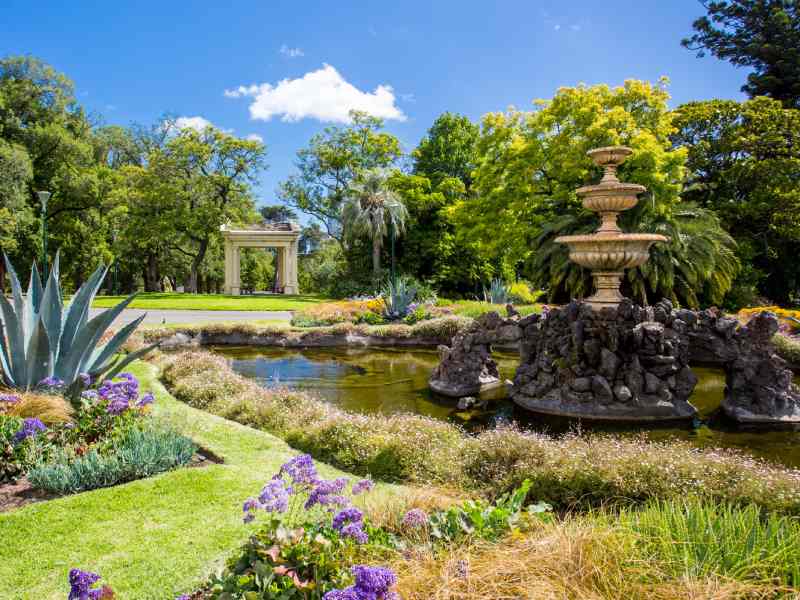 Fitzroy Gardens Melbourne Victoria Australia